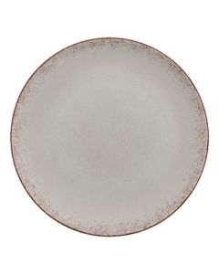 Modern Rustic - Flat Coupe Plate Natural Gray 11"