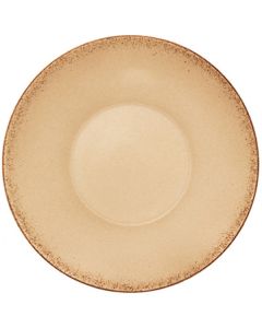 Modern Rustic - Deep Coup Plate Natural Sand 9.6"