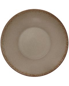Modern Rustic - Deep Coupe Plate Natural Wood 9.6"