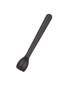 Muddler - 8.5 Inch Black Plastic Ribbed