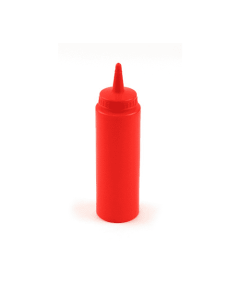 Red Squeeze Sauce Bottle 8oz