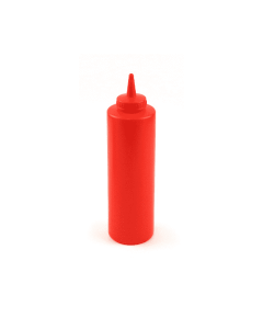 Red Squeeze Sauce Bottle 24oz
