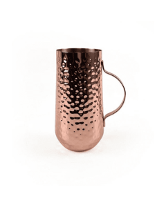 Copper plated tall hammered mug-450ml
