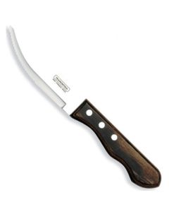 Jumbo Polywood Steak Knife - Pointed Blade (Light Black) 25cm