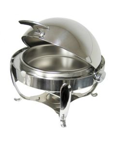 Round Roll Top Chafer & Stainless Steel Insert