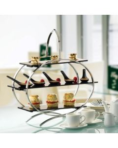 Steel & Acrylic Tiered Cake Stands