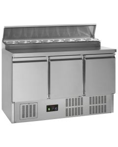 GSS435 Gastronorm Saladette Counter Stainless Steel