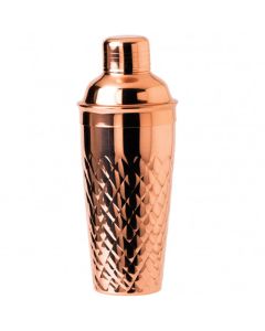 Pineapple Embossed Cocktail Shaker (Stainless Steel) Copper Plated