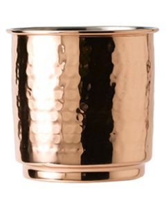 Hammered Copper Tumbler With Nickel Lining 10.5oz