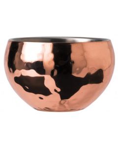 Hammered Copper Double Wall Sophiya Bowl 8.75oz