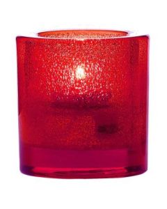 Thick Red Votive Candle Holder 2.75"