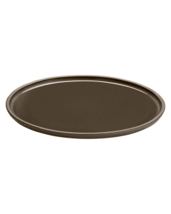 ReNew-Taupe Flat Round Plate 28cm