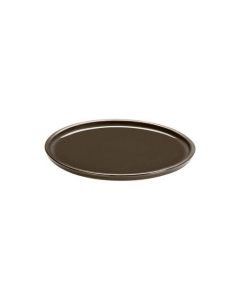 ReNew-Taupe Flat Round Plate 22cm