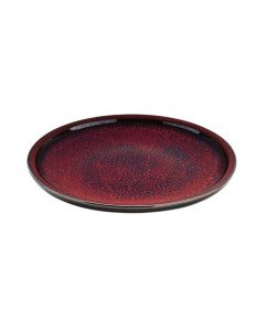 Glow Plate Flat Coup Round 25cm