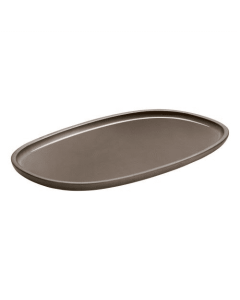 ReNew-Taupe Oval Platter 30 x 18cm
