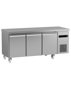 Snowflake GII SCR-180DG-LRR-RRC-C1 U 3 door counter refrigerator