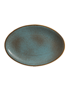 Alma Tacana Azul Oval Platter 25.5cm (10")
