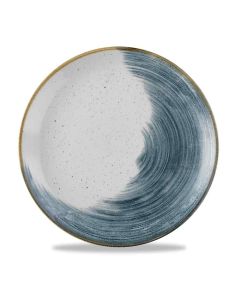 Churchill Super Vitrified Stonecast Accents Coupe Plate - Blueberry - 28.8 Inch
