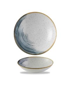 Churchill Super Vitrified Stonecast Accents Coupe Bowl - Blueberry - 18.2 Inch