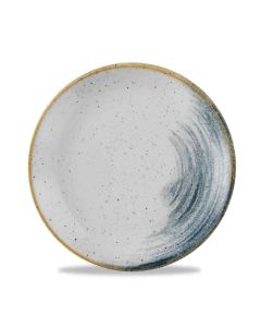 Churchill Super Vitrified Stonecast Accents Coupe Plate - Blueberry - 21.7 Inch