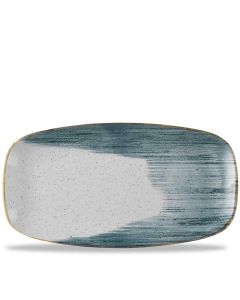 Churchill Super Vitrified Stonecast Accents Oblong Plate - Blueberry - 35.5 Inch