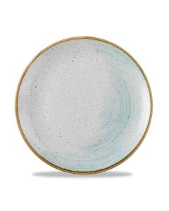 Churchill Super Vitrified Stonecast Accents Coupe Plate - Duck Egg - 26 Inch