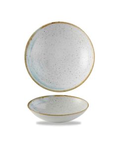Churchill Super Vitrified Stonecast Accents Coupe Bowl - Duck Egg - 18.2 Inch