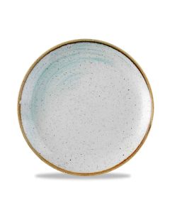 Churchill Super Vitrified Stonecast Accents Coupe Plate - Duck Egg - 21.7 Inch