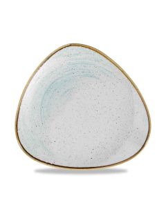 Churchill Super Vitrified Stonecast Accents Triangle Plate - Duck Egg - 22.9 Inch