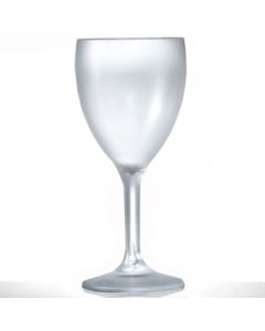 Elite Premium Polycarbonate Wine Glass 9oz Frosted