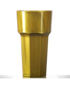 Elite Remedy Polycarbonate Tall Glass 12oz Gold