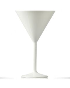 Premium Polycarbonate Martini Glass 7oz White