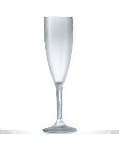 Elite Premium Polycarbonate Champagne Flute 6.6oz Frosted