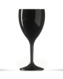 Premium Polycarbonate Wine Glass 11oz Black