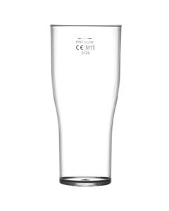 Tulip Polycarbonate Pint Glass 22oz CE @ 20oz "Nucleated"