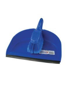 Blue Dustpan & Brush Set