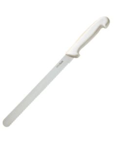 Hygiplas Serrated Slicer Knife 10" White