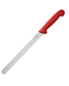Hygiplas Serrated Slicer Knife 10" Red