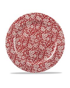 Cranberry Victorian Calico Plate 12"