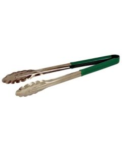Green Colour Coded Tongs 12"