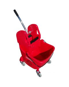 Kentucky Mop Bucket And Wringer 25L Red