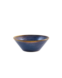 Terra Porcelain Aqua Blue Conical Bowl 14cm