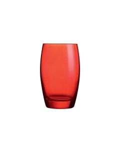 Colour Studio Red Hi-Ball Tumbler Glass 11.75oz