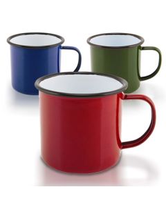 Coloured Enamel Mugs