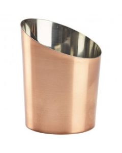 Copper Angled Cone 11.6 x 9.5cm