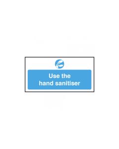 Use the Hand Sanitiser Vinyl Sticker