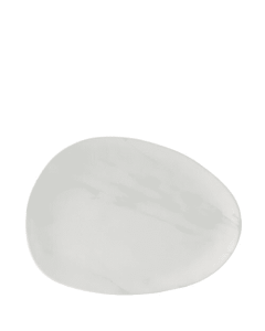 Pebble Platter 16 x 11.75" (41 x 30cm) - White