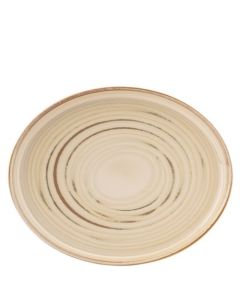Santo Taupe Coupe Plate 8.5" (22cm)