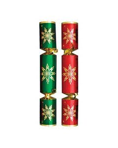 10" Red & Green Star Crackers