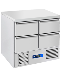 Prodis EC-4DSS 4 Drawer Compact Saladette Counter, Flat Top